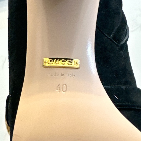 Gucci Marmont suede ankle boots - Picture 5 of 10